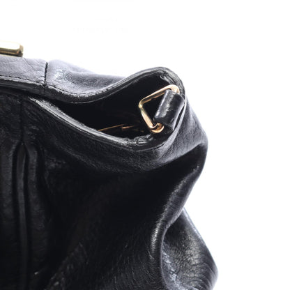 Chloe Ethel 2-Way Leather Handbag Black