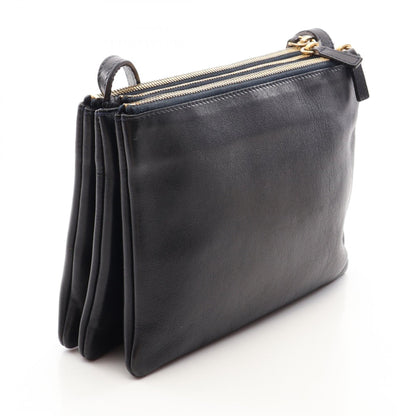 CELINE Trio Small Leather Shoulder Bag
