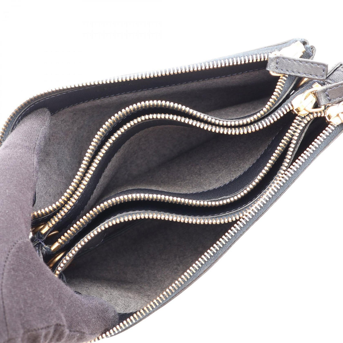 CELINE Trio Small Leather Shoulder Bag