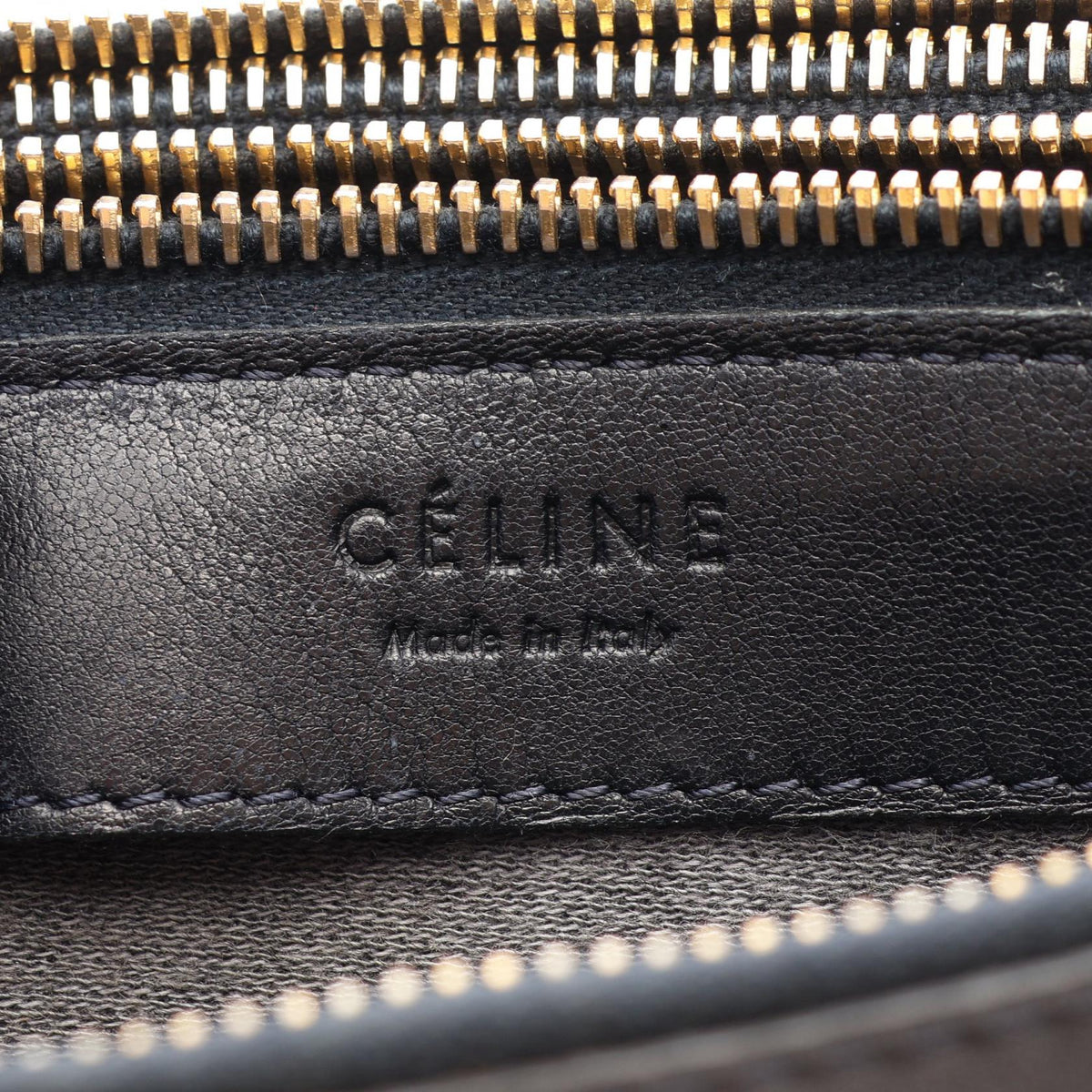 CELINE Trio Small Leather Shoulder Bag