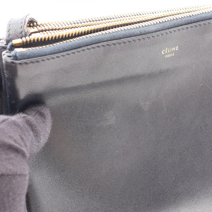 CELINE Trio Small Leather Shoulder Bag
