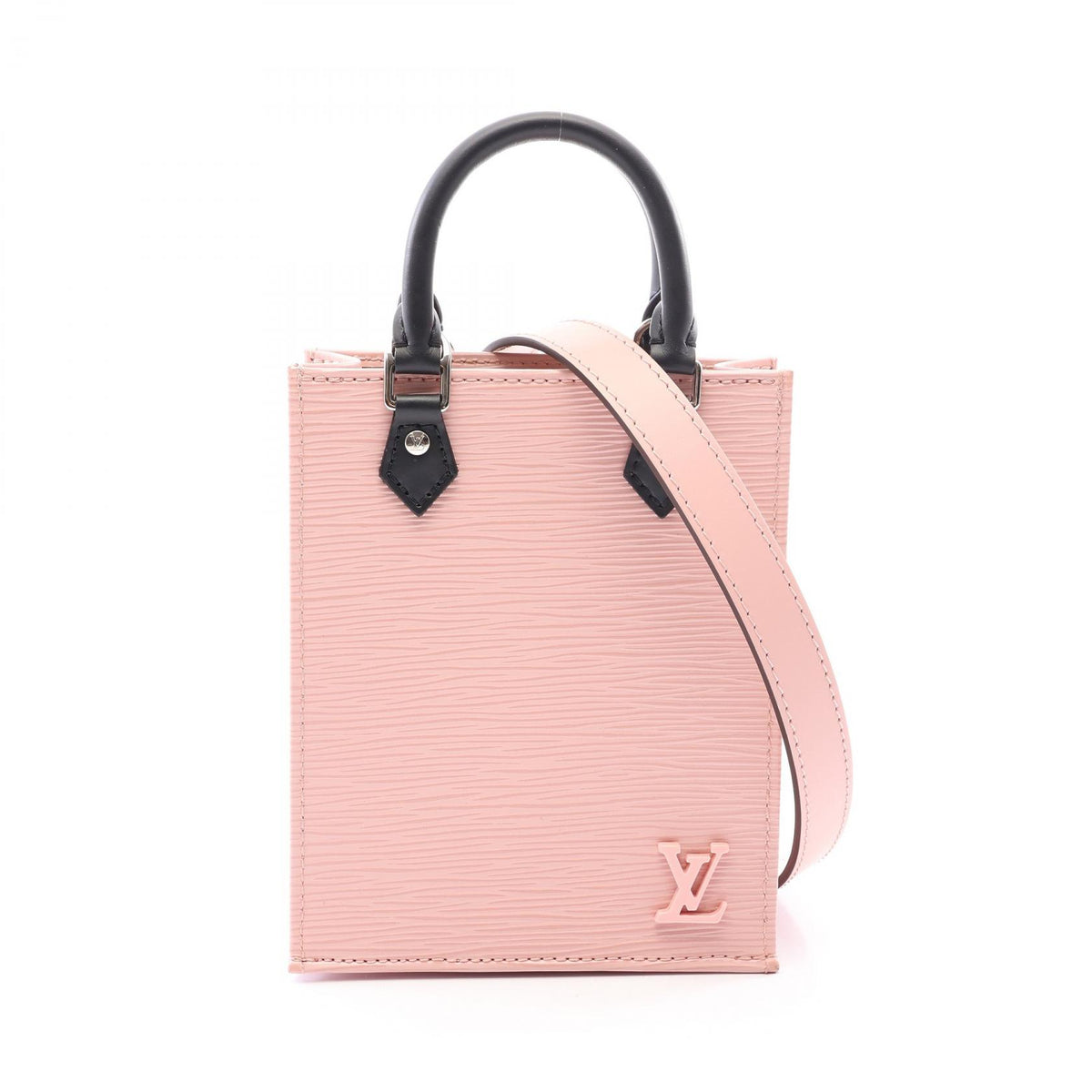LOUIS VUITTON Petite Sac Plat Handle Bag