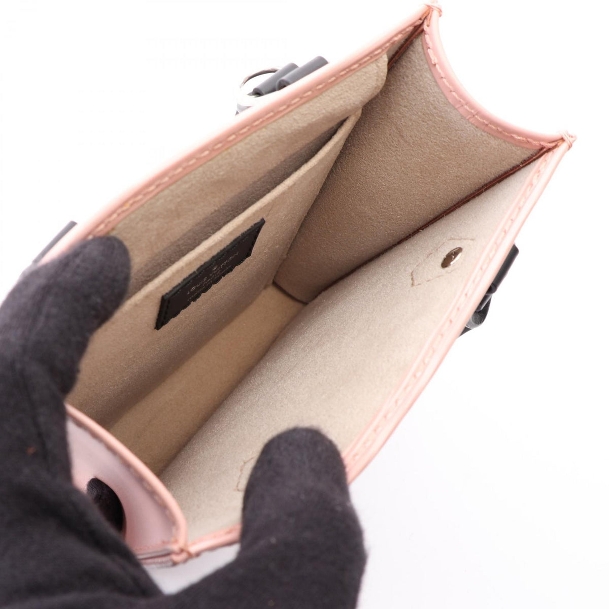 LOUIS VUITTON Petite Sac Plat Handle Bag