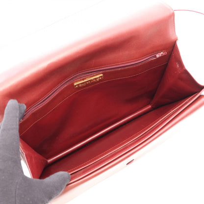 CARTIER Must Line Leather Bag Bordeaux