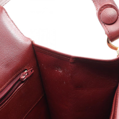 CARTIER Must Line Leather Bag Bordeaux