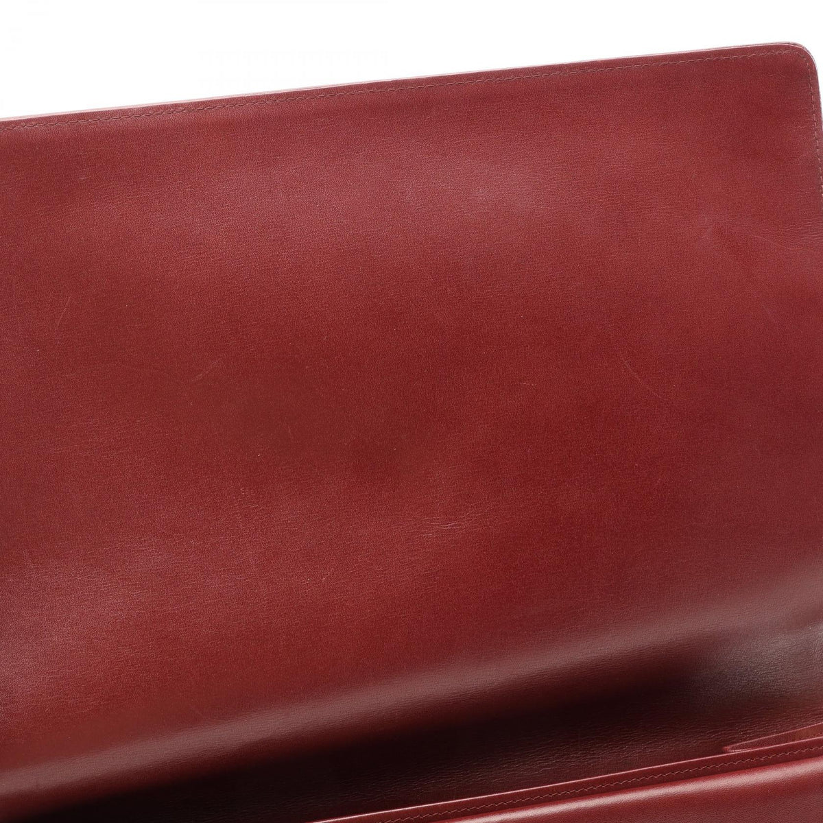 CARTIER Must Line Leather Bag Bordeaux