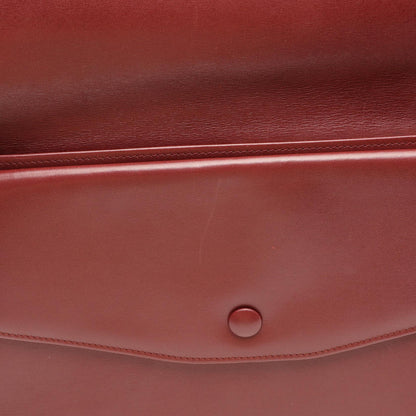 CARTIER Must Line Leather Bag Bordeaux
