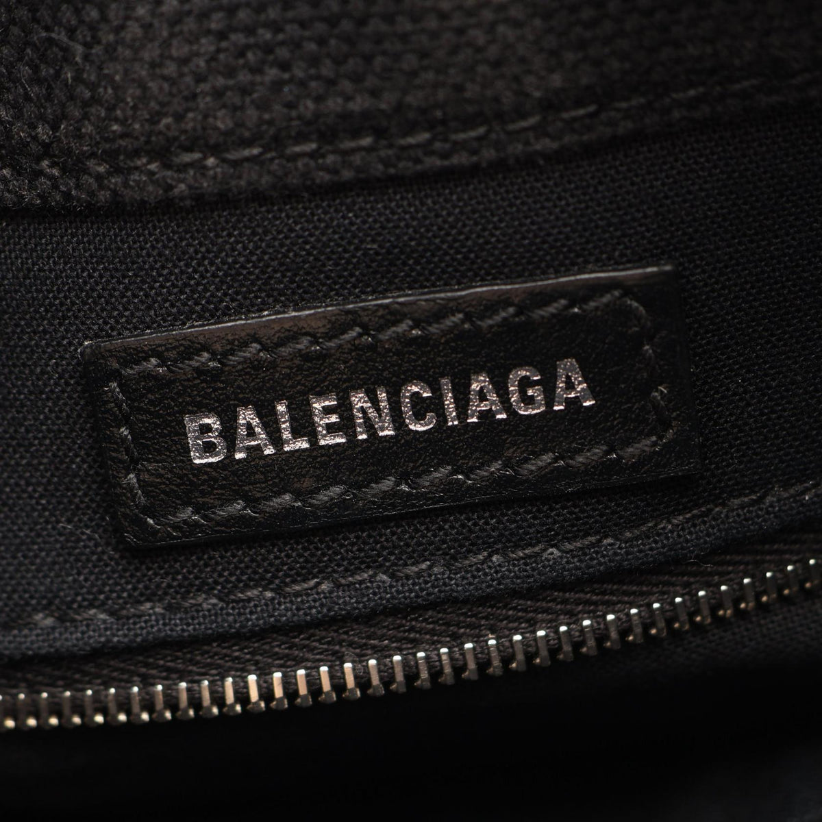 BALENCIAGA Wave XS 2-Way Canvas Handbag