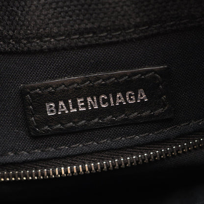 BALENCIAGA Wave XS 2-Way Canvas Handbag