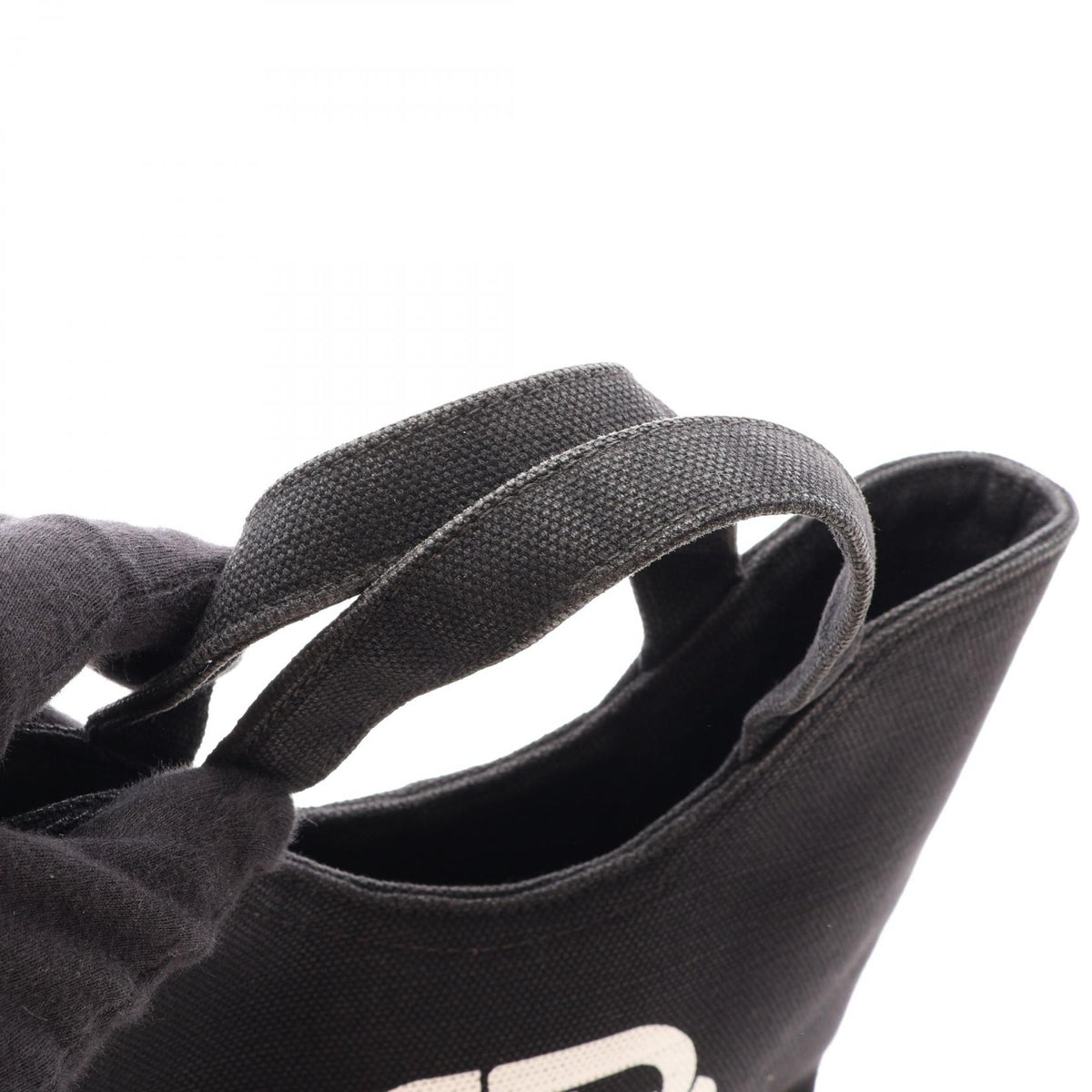 BALENCIAGA Wave XS 2-Way Canvas Handbag