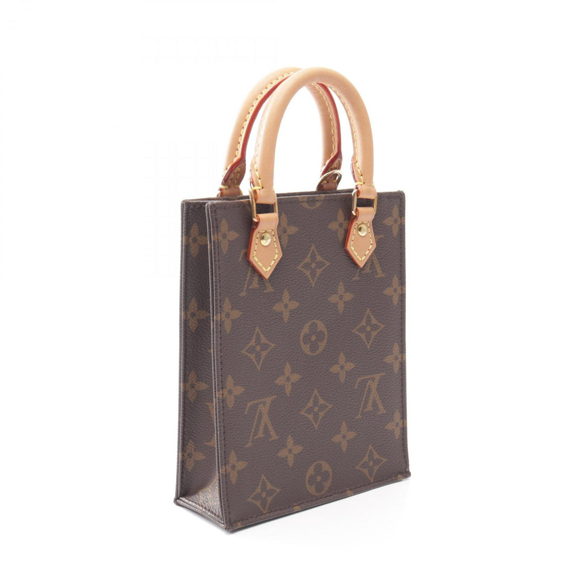 LOUIS VUITTON Petite Sac Plat 2WAY Handbag
