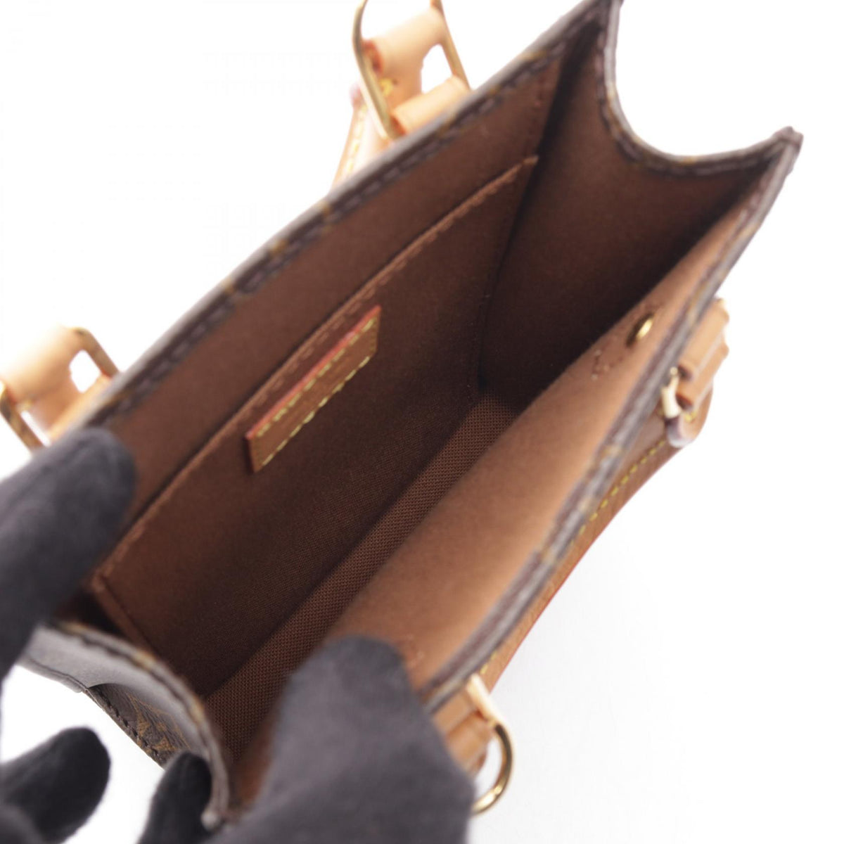 LOUIS VUITTON Petite Sac Plat 2WAY Handbag