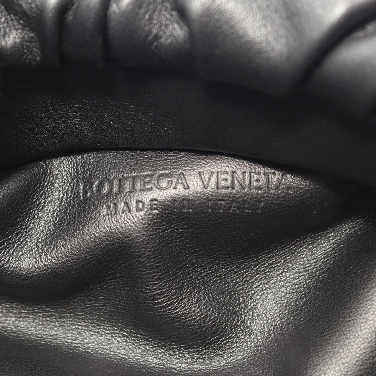 BOTTEGA VENETA The Chain Black Leather Shoulder Bag