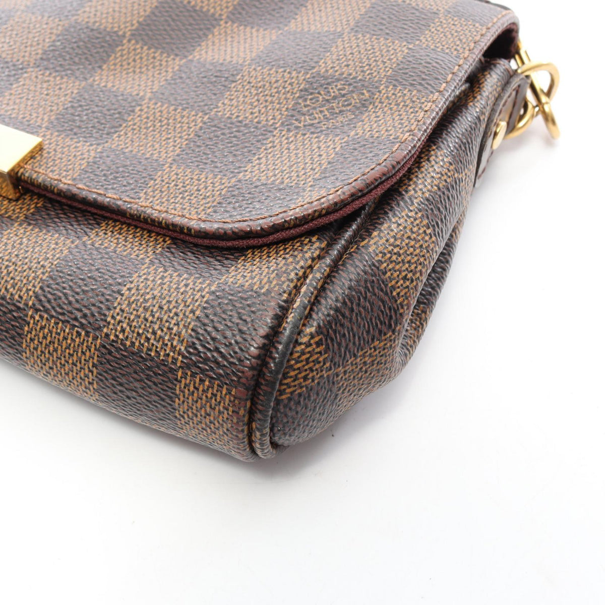 LOUIS VUITTON Favorite PM Handbag Brown