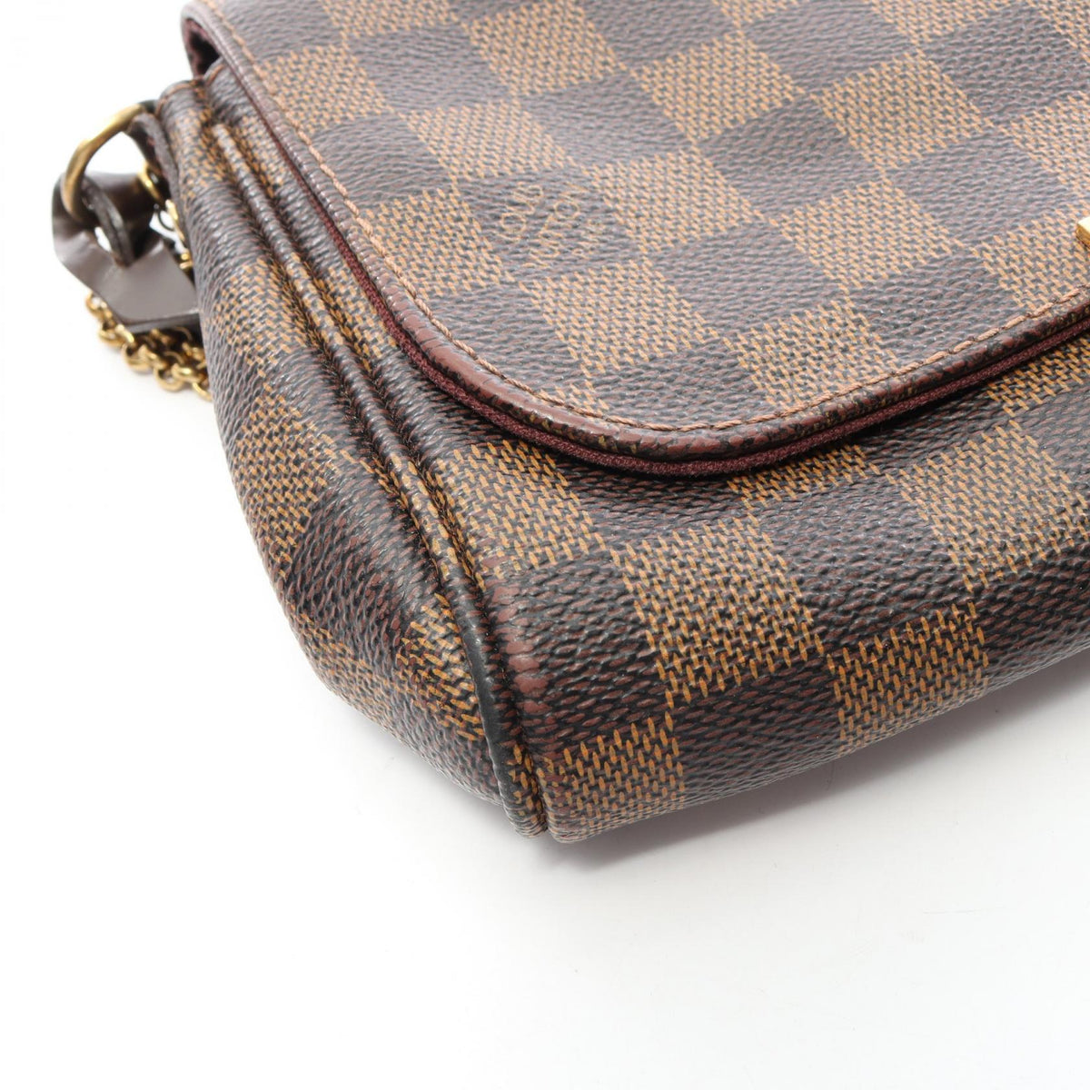 LOUIS VUITTON Favorite PM Handbag Brown