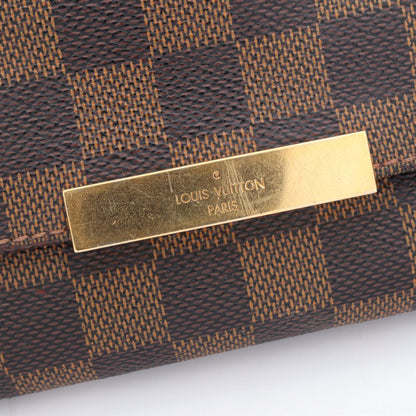 LOUIS VUITTON Favorite PM Handbag Brown
