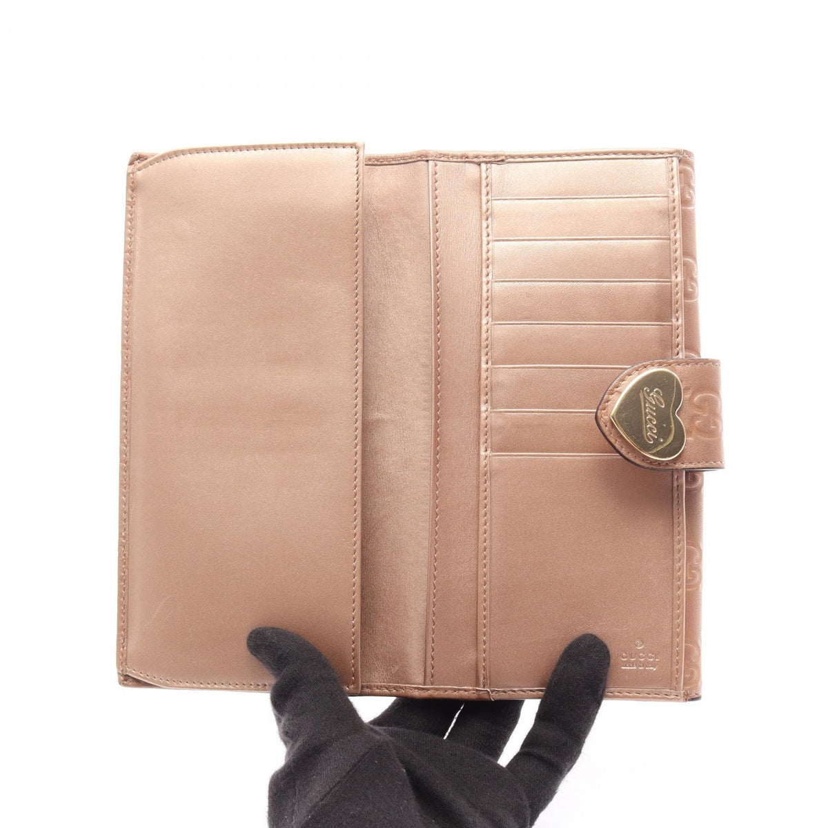 GUCCI Guccissima Lovely Leather Wallet