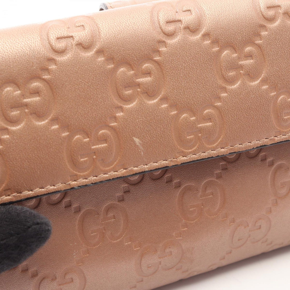 GUCCI Guccissima Lovely Leather Wallet