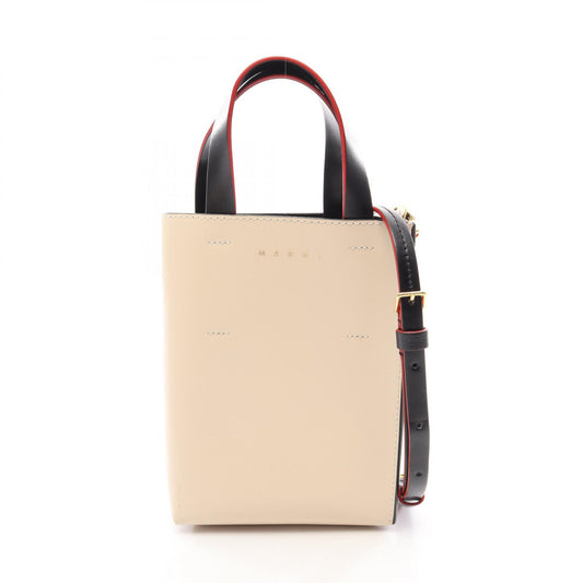 MARNI MUSEO NANO 2WAY Leather Handbag