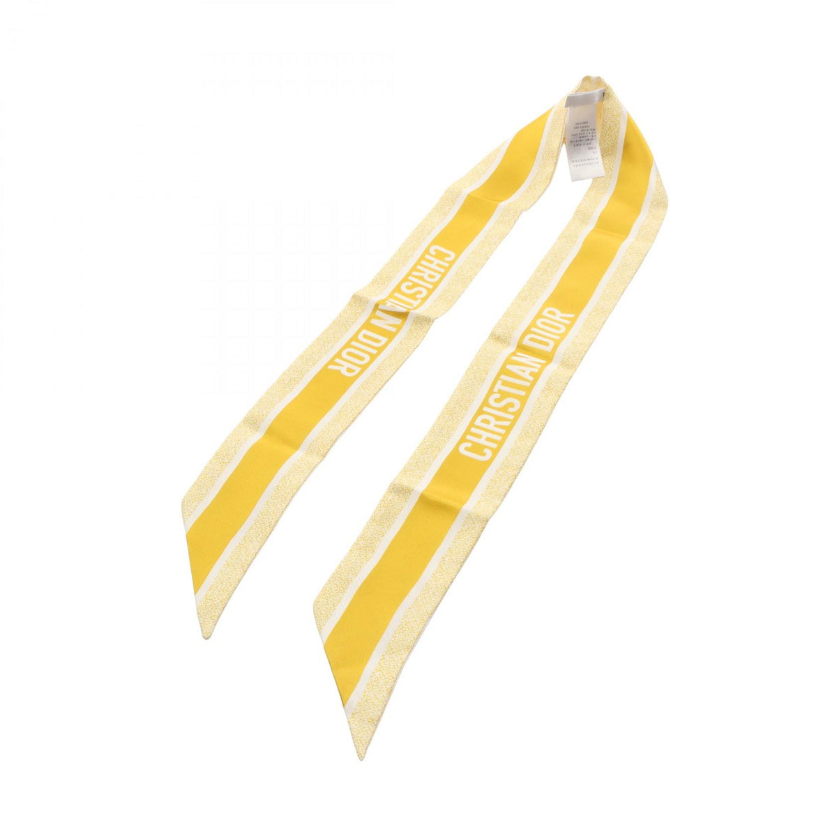 Dior Mitzah Butterfly Zodiac Scarf White