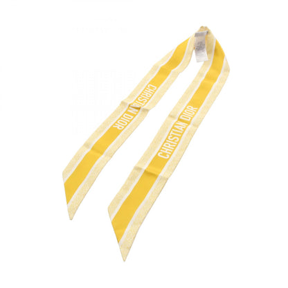 Dior Mitzah Butterfly Zodiac Scarf White