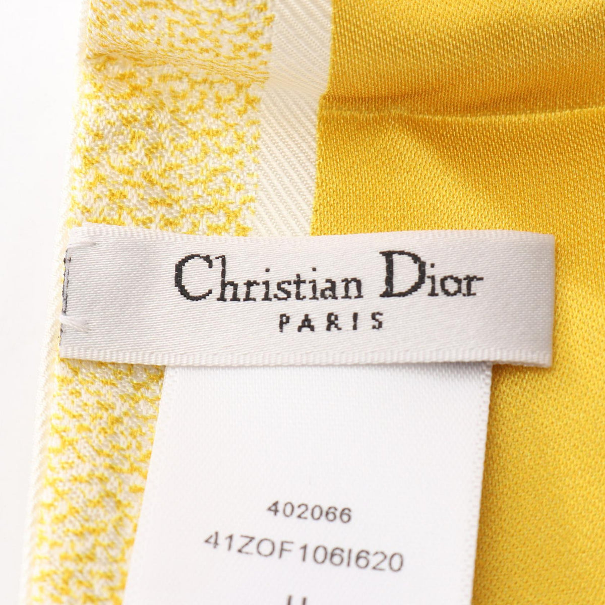 Dior Mitzah Butterfly Zodiac Scarf White