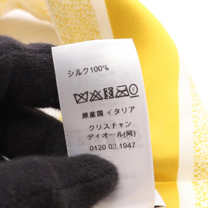Dior Mitzah Butterfly Zodiac Scarf White