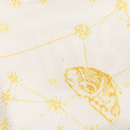 Dior Mitzah Butterfly Zodiac Scarf White