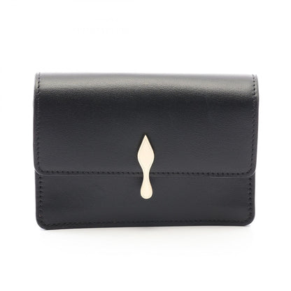 Christian Louboutin Bettina Leather Card Holder Black Card Case