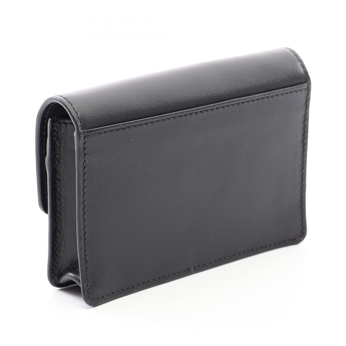 Christian Louboutin Bettina Leather Card Holder Black Card Case