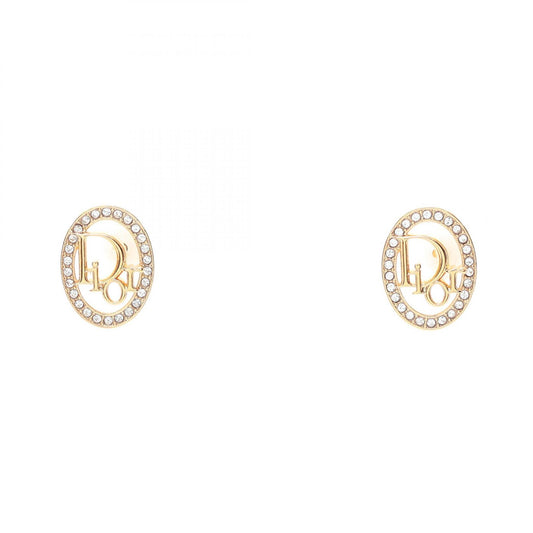 Dior Oblique Rhinestone Earrings