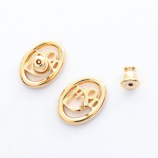 Dior Oblique Rhinestone Earrings