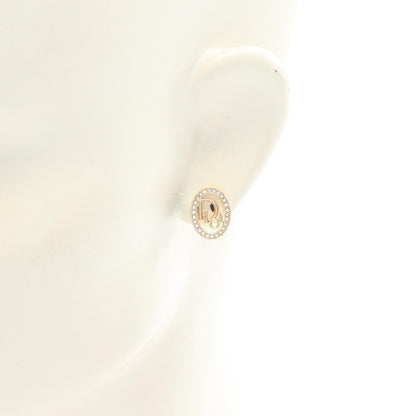 Dior Oblique Rhinestone Earrings