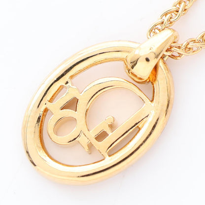 Christian Dior Oblique GP Necklace Gold