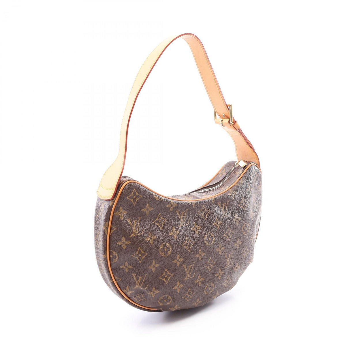 LOUIS VUITTON Croissant MM Bag Brown