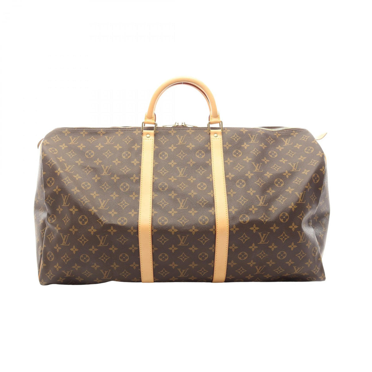 LOUIS VUITTON Keepall 60 Monogram PVC Boston Bag