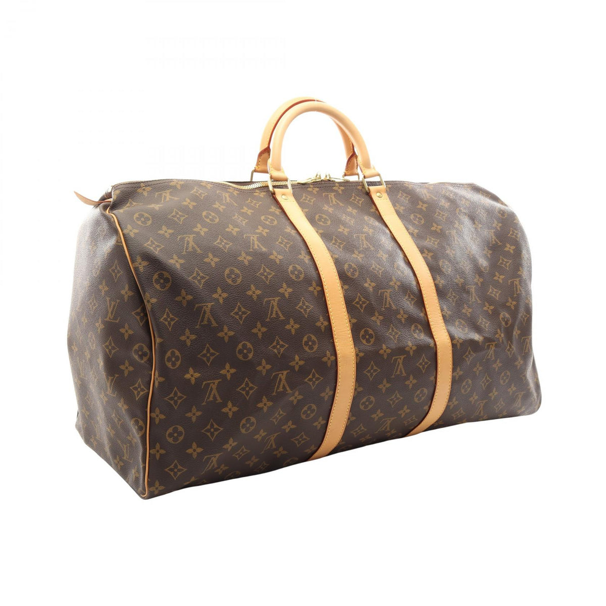 LOUIS VUITTON Keepall 60 Monogram PVC Boston Bag