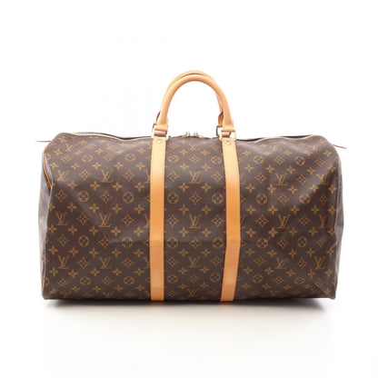 LOUIS VUITTON Keepall 55 Monogram PVC Boston Bag