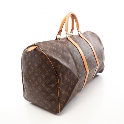 LOUIS VUITTON Keepall 55 Monogram PVC Boston Bag