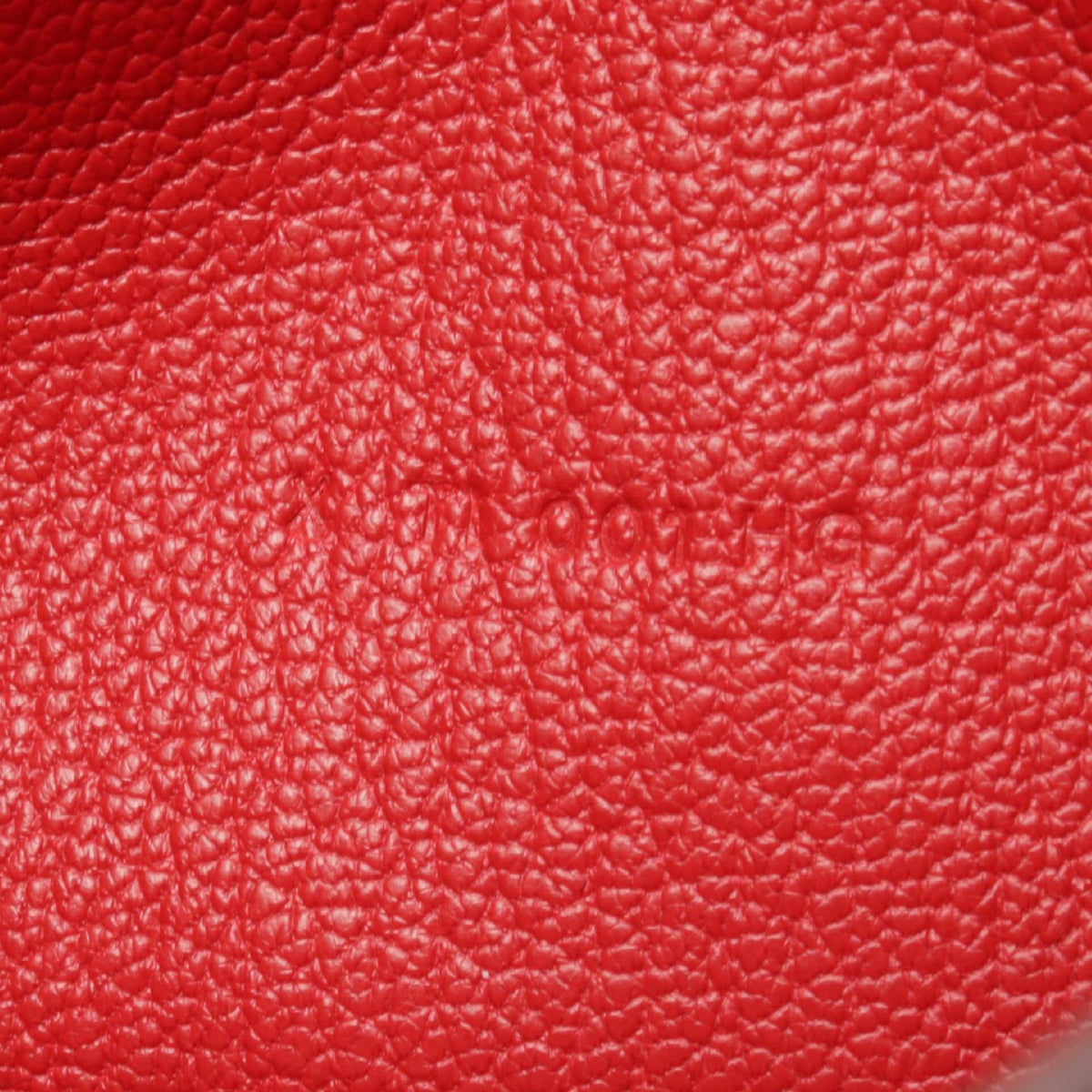 HERMES Beant Soufflet Rouge Leather Wallet