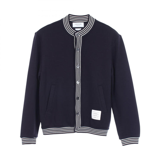 THOM BROWNE RWB Tab Stripe Wool Cardigan Size 1