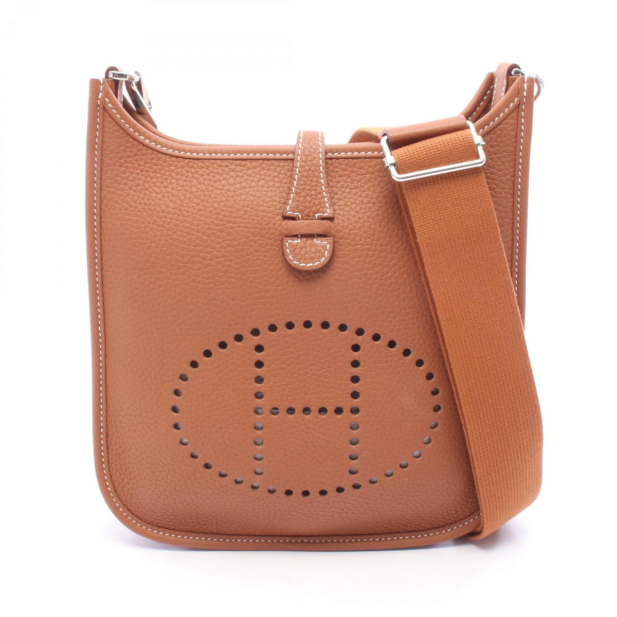 HERMES Evelyne 23 Gold Shoulder Bag