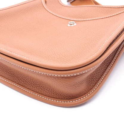HERMES Evelyne 23 Gold Shoulder Bag