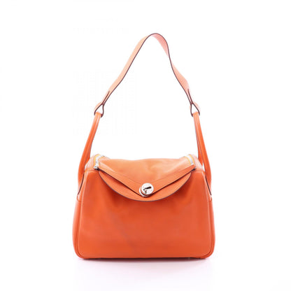HERMES Lindy 30 Evercolor Bag Orange
