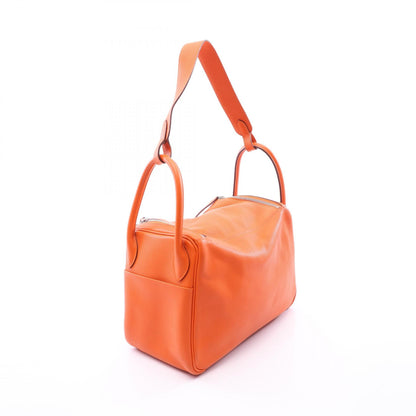 HERMES Lindy 30 Evercolor Bag Orange