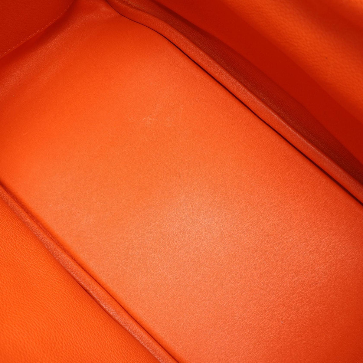 HERMES Lindy 30 Evercolor Bag Orange