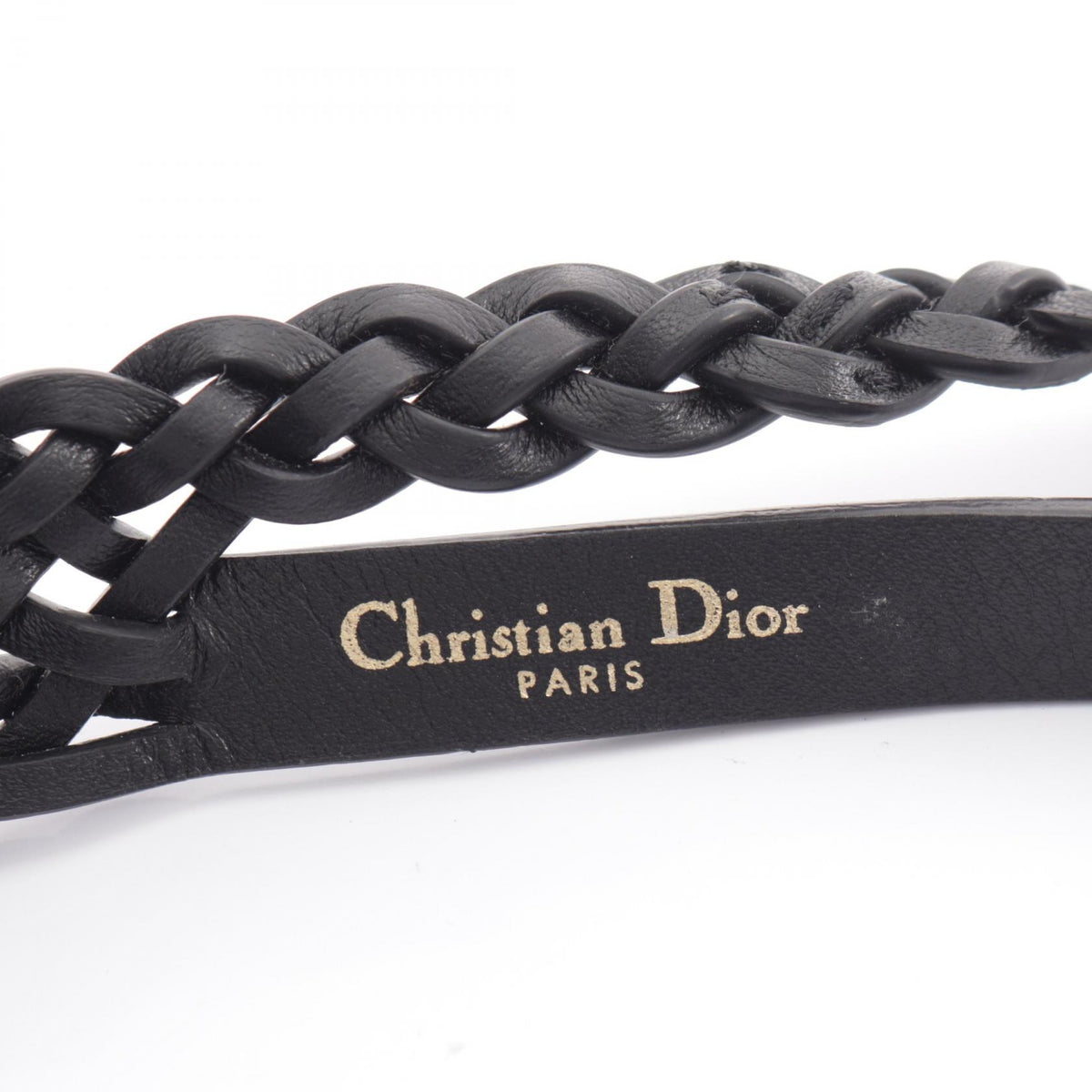 Dior CD Logo Buckle Leather Belt Size 75