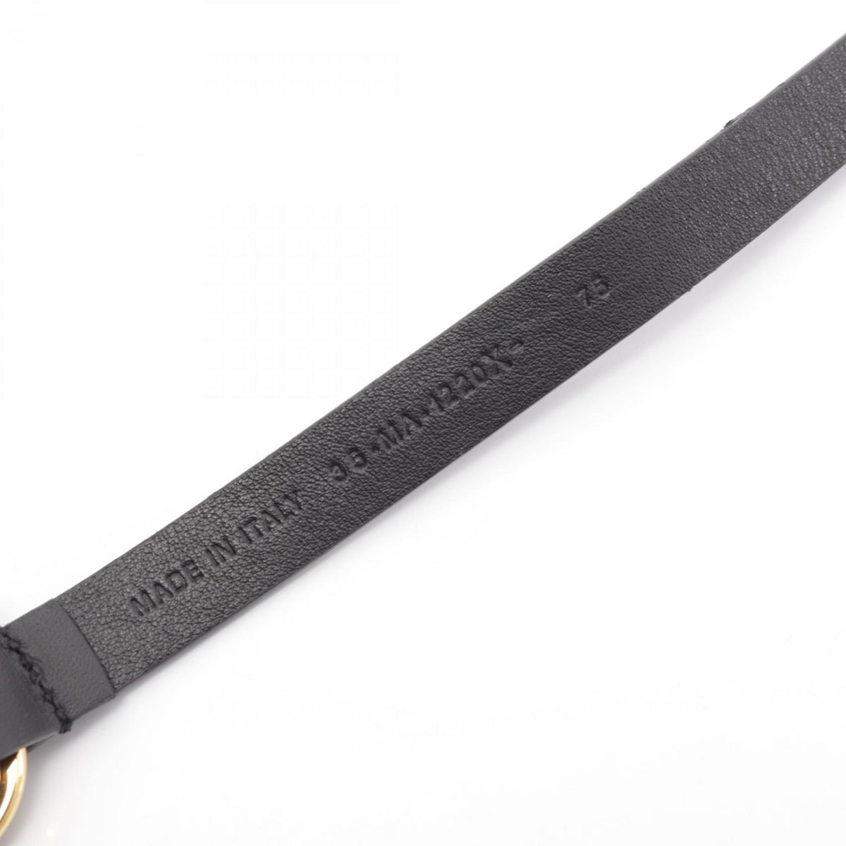 Dior CD Logo Buckle Leather Belt Size 75