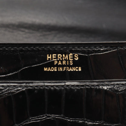 HERMES Vintage Exotic Leather Shoulder Bag