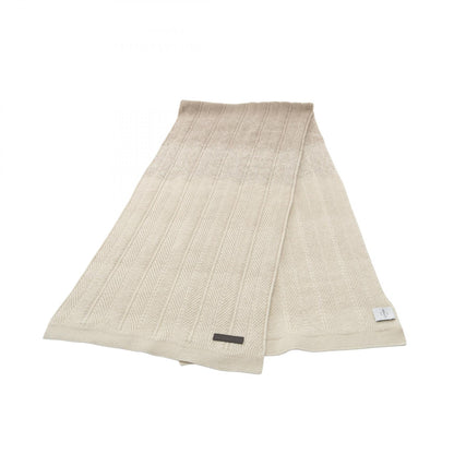 Berluti Herringbone Cashmere Scarf Beige